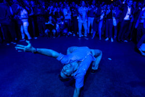 Dance competition at an after party coordinated by Khoreen Eccleston for GreenBiz Group VERGE 23