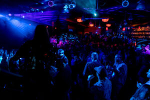 The dance floor at an after party coordinated by Khoreen Eccleston for GreenBiz Group VERGE 23